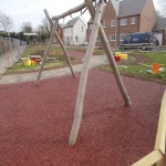 Rubberised Mulch for Parks in Newbridge/Trecelyn 12